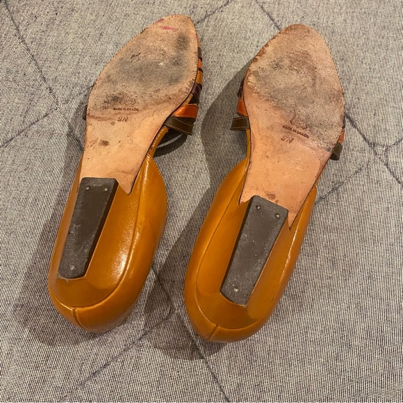 Vintage leather flats - Picture 5 of 6